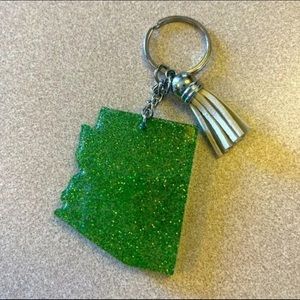Handmade U.S. State Keychain - Arizona